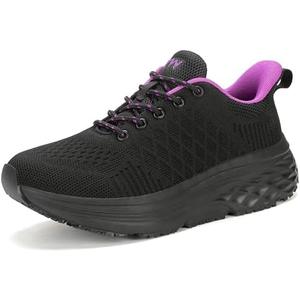 AVW Womens Non Slip Work Shoes Water Resistant Walking Sneakers Food Service Chef Kitchen Shoes, Size 7