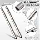 Gisafai 2 Pcs 5/8" Od, 1/2" Id, 0.065" Wall, 12" Length Cold Rolled Steel Tube Metal Seamless Round Tubing for Industries Automotive Applications, Strong and Durable
