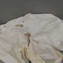 36x72 Inch Solid Color Shower Curtain for Bathroom Polyester Bath Water Resistant Fabric Curtains Beige Modern Shower Stall Curtain with Hooks