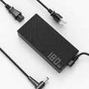 180W 20V 9A AC Charger Compatible with Asus ADP-180TB H ROG Zephyrus G14 G15 GA401 GA502 A15 A17 TUF Gaming F15 F17 FX505 FX506 FX505D FX505G FX506L FX505DD FX505DT Laptop Charger Adapter