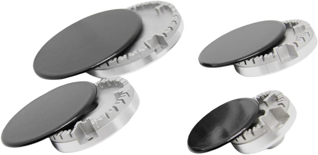 Cooker Hat Set Stove Lid, Oven Gas Hob Burner Crown Flame CapGas Stove Burner Cap SetBANGPEIWQT Kitchenware-Suitable for SABAF8PCS