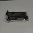 2PCS 3D Printed Gravity Retractable Samurai Sword Model Toys, Telescopic Plastic Katana Fake Sword Toy, Martial Arts Weapons for Play Fighting, Halloween Cosplay for Boys & Adults(Black)