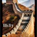 Picrit 11x17 Picture Frame, Photo Frame for Wall Mounting Display, Black
