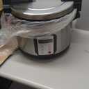 Commercial Rice Cooker, 15L/15.85QT Large Capacity Rice Cooker & Warmer 84 Cups Cooked Rice, 1550W Fast Rice Cooker with 6 Preset Functions, LED Display, Non-stick Inner Pot for 25-35 