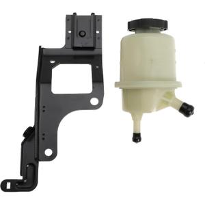 Power Steering Fluid Reservoir Tank Replace 491807S000 3R-006 for Infiniti QX56 2004-2012 for Nissan Armada Pathfinder Titan V8 5.6L 2004-2015 with Bracket