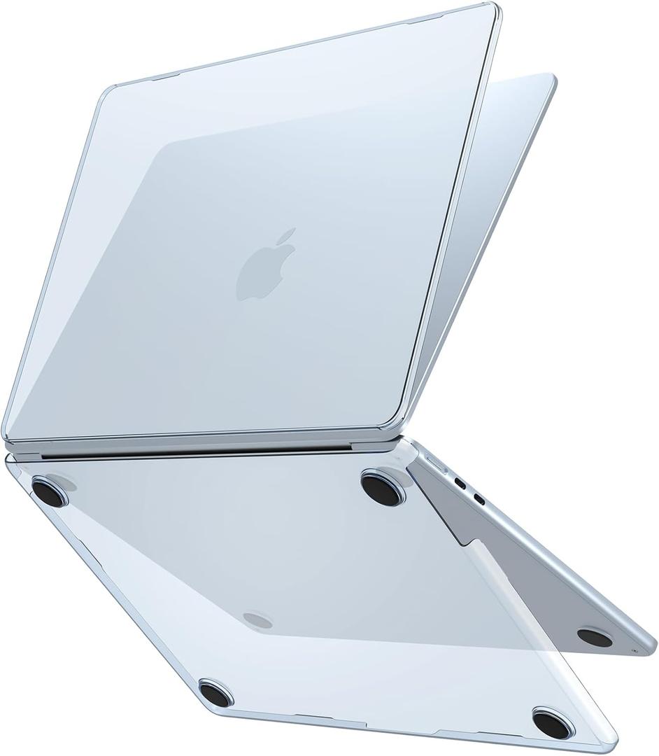 ProCase Hard Shell Case for MacBook Air 13 inch 2025 2024 2023 2022, M4 A3240, M3 A3113, M2 A2681, Laptop Cover for MacBook Air 13.6", SkyBlue