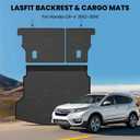 LASFIT Cargo Mat with Backrest Mat for Honda CRV 2012-2016