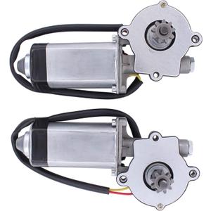 NewYall Rear Left and Right Power Window Motor for Ford Mustang Convertible 2-Door 1984-1993