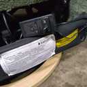 Babyletto Kiwi Glider Recliner Nursery Chair w/USB Ports - GREENGUARD Gold Certified - Water & Stain Resistant Glider Rocking Chair - Electronic, 270 Swivel, Olive Boucle w/Light Wood Base