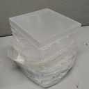 Clear Acrylic Box with Lid, Square Storage Container for Display, Transparent Cube Box, Display Organizer for Figurines, Candy, Jewelry, Cosmetics, Flowers, Vanity Accessories(20 * 20 * 20)