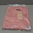 Dowerme Women's Casual Dresses 2025 Fall Fashion Long Sleeve Button Up Floral Print Belted Tiered Boho Maxi Party Dress (Pink, XXL)