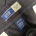 IZOD Men's American Chino Flat Front Slim Fit Pant, Navy, 31W x 34L