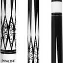 Pool Cue Stick - 58 inch Canadian Maple Billiard Pool Stick (Multicolour, 18oz, 19oz, 20oz, 21oz) (White)
