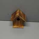 Window Bird Houses for Outside with 2 Powerful Hooks, Clear Window for Viewing Inside, Hanging Wooden Birdhouses with Weather Treated for Outdoors, Bird Nesting Box for Bluebird Finch Chickadee
