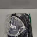 Fhiny Dog Carrier Backpack, Comfortable Doggy Front Backpack Pet Puppy Carrier Travel Pack with Breathable Head Out Design and Padded Shoulder for Walking Biking Hiking Camping (Medium: 5-8lbs, Black)