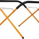 2 Pack Portable Workbench Folding Work Stand, 1,000 Pound Capacity Foldable Work Table, Heavy-Duty Bumper Stand for Garage and Shop