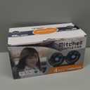 Alagoo 12V Car Fan, Adjustable 4 Inches Dual Head Car Clip Fan for Front/Rear Seat Passenger, 360° Rotatable Cars Fans with Stepless Speed Regulation for Car/Vehicle SUV, RV