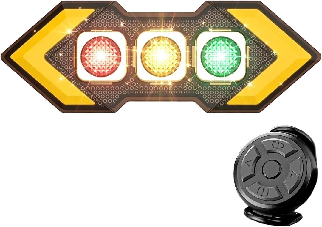 Bicycle Turn Signals, USB Rechargeable Bike Tail Light with 5 LEDs, 6 Lighting Modes, Smart Brake Sensing,Auto Brake Light, Dual Mounting Options, USB-C Charging