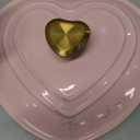 Paris Hilton Enameled Cast Iron Dutch Oven Heart-Shaped Pot with Lid, Dual Handles, Works on All Stovetops, Oven Safe to 500F, 2-Quart, Pink