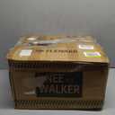 ELENKER Steerable Knee Walker Deluxe Medical Scooter for Foot Injuries Compact Crutches Alternative (Bright Black)