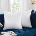Deconovo 20x20 Pillow Inserts (2Pack) Soft & Supportive Skin-Friendly Throw Pillow Inserts with Breathable Shell, Long-Lasting Cushion Pads for Bed, Sofa & Outdoor Patio Relaxation