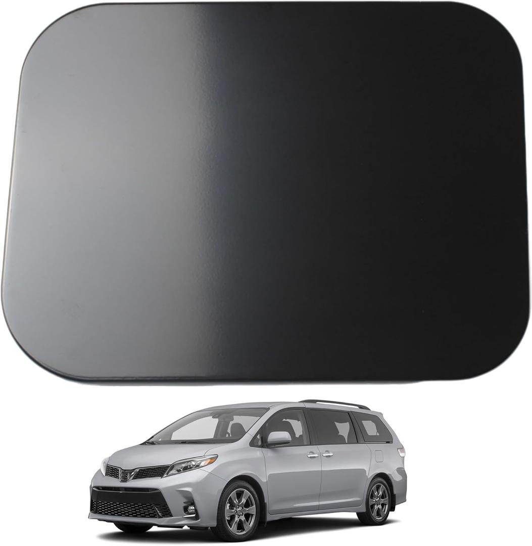 Fuel Door Cover Fuel Filler Lid Fuel Gas Cap Cover Door Compatible with 2011-2019 Toyota Siena Fuel Filter Lid Replace 77350-08020