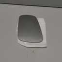 TOEMIRR Mirror Glass Driver Left Side fit for 1998 1999 2000 2001 2002 2003 2004 2005 2006 Volkswagen Cabrio Golf Jetta Passat with Adhesive Flat No Backing Plate