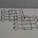 ZEDODIER 2 Pack Tank Top Hanger Space Saving, Bra Hangers for Closet Organizer, Hanging Bra Organizer Tank Tops Holder with 16 Hooks, Metal Closet Organizers and Storage Small Space Solutions, Silver