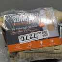 MIULEE Beige 100% Blackout Linen Curtains 84 Inch 2 Panels Set Double Sided No Coating Pleated Back Tab Black Out Long Thermal Insulated Pinch Pleat Bedroom Living Room Darkening Window Drapes