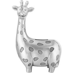 Vintage Money Box Fawn Saving Pot Alloy Piggy Bank Home Decor Kids