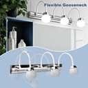 Bathroom Vanity Light 3-Light 18 Inch LED 6000K Cool White