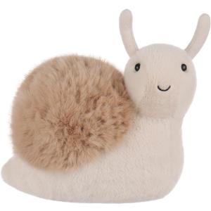 Apricot Lamb Lazy Snail Doll Plush Stuffed Animals for Kids, Soft Cute Plushies Toys for Baby Girl and Boy, Fluffy Lazy Snail Brown