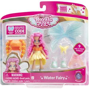 3 Water Fairy Fashion Doll - 1 Figure with 9 Fashion Accessories - Virtual Item Code Included - Series 2 - Ages 5+