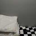 MEWOOFUN Cat Bed for Indoor Cats, Washable Dog Beds for Small Medium Dogs & Cats, Fluffy Cat Couch with Non-Slip Bottom (Black&White, 26.0" L x 19.0" W x 13.0" Th)