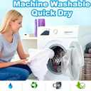 Bath Toy Holder 14x20 Inch, Mesh Bathtub Toy Storage Basket, Kids Bath Net, Tub Holder Bag, Toddler Shower Caddy Hanging Bucket Bin, Baby Bathroom Organizer with 2 Suction Cups, 2 Adhesive Wall Hooks