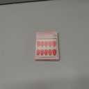 Glamnetic Press On Nails - Fiery Red | Opaque Bright Red Short Almond Fake Nails, Salon Quality | 15 Sizes - 30 Nail Kit with Glue