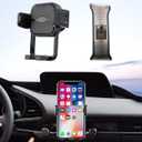 Car Phone Holder for Mazda 3 2019-2026 Auto Accessories Navigation Bracket Interior Decoration Mobile Cell Phone Mount, 360° Rotation