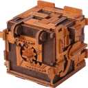 WOODEN.CITY Escape Room Puzzle Box  3D Wooden Puzzle Box for Adults & Teens, Brain Teaser Puzzle Box Secret Lock Box with Cluebox Mechanism  Mechanical Wood Puzzle Box Kit, Unique Puzzle Boxes Gift