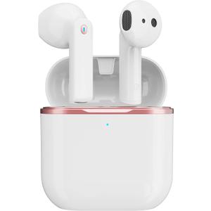 DRQQ Wireless Earbuds Bluetooth Earbuds Wireless Headphones IPX5 Waterproof Earphones Noise Cancelling Headset Deep Bass Long Battery Bluetooth Headphones with Mic for iPhone Android