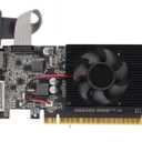 GT610 Graphics Card for Office, 1GB DDR3 Video Card Computer Graphics Card with VGA DVI Interface,64 Bit 810MHz Game Graphics Card with Silence Cooling Fan