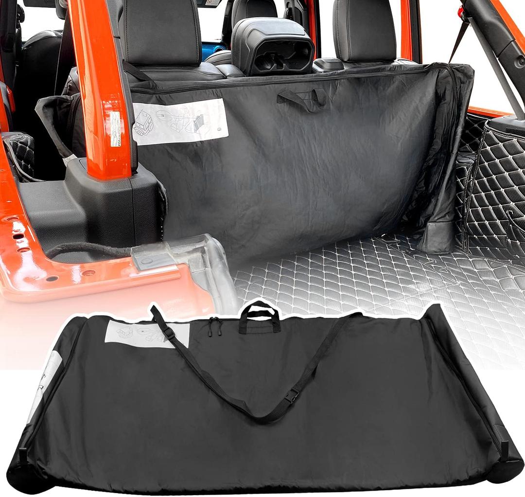 Soft Top Window Storage Bag Fit for Jeep Wrangler Accessories JL JLU JK JKU Sports Sahara Freedom Rubicon 2/4 Door