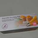 Keenpioneer Piping Bag - Disposable Cake Decorating Bag 100 Count, 12 inch, Clear