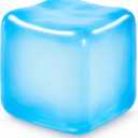 Ice Cube Squishy Fidget Toy, Slow-Rising Sensory Stress Cube for Relief & Focus, Desk Fidget for Adults (Blue)