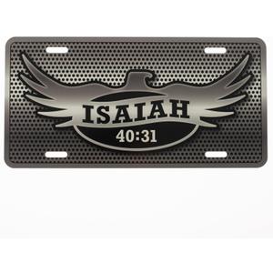 Dicksons Isaiah 40:31 12 x 6 Inch Metal License Plate
