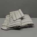 RUVANTI 100% Cotton Twin XL Sheet Sets, 3 Pieces, Soft & Breathable Percale Weave Bedding, Deep Pocket 16", Hotel Standard, Crisp Cool Feel, Durable, Perfect Size Striped Sheets, Brown Stripes