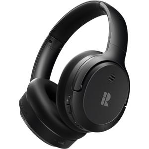 Calmbee Bluetooth Headphones, Hybrid Active Noise Cancelling Wireless Headphones Over Ear with Microphone, Up to 140H Playtime, Transparency Mode, Deep Bass, Clear Calls, Comfort fit for Travel, Home