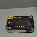 TitanFlex Disposable Nitrile Exam Gloves, 6-mil, Black, Heavy Duty, Latex Free, Food Safe for Cooking & Food Prep