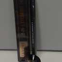 LAVONE Eyebrow Pencil Makeup Kit, with Waterproof 2-IN-1 Microblading Eyebrow Pen, Eyebrow Pomade, Eyeliner and Dual-ended Eyebrow Brush, Brow Pencil Kit for Natural Eyebrows - Black Brown