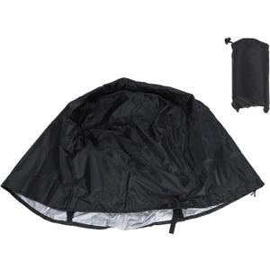 Pssopp Dumbbell Weight Rack Cover, Water 210D Oxford Cloth Material Sliver Coated Gym Rack Dust Cover with Drawstring for Indoor and Outdoor