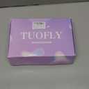 TUOFLY Disco Wig 5Pcs Set (Wig+ Glasses+ Necklace+ Mustache+ Wig Cap) 70'S Costumes Wig Afro Wig Men Short Curly Natural Fluffy Synthetic Hair Wig for Halloween Disco Party